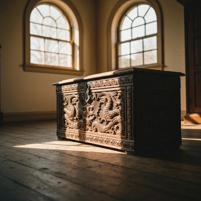 Couple looking at a travel guide for their destination wedding location, surrounded by thoughtful travel-themed gifts